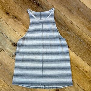 Lululemon Find Your Zen Tank 8 gray/white